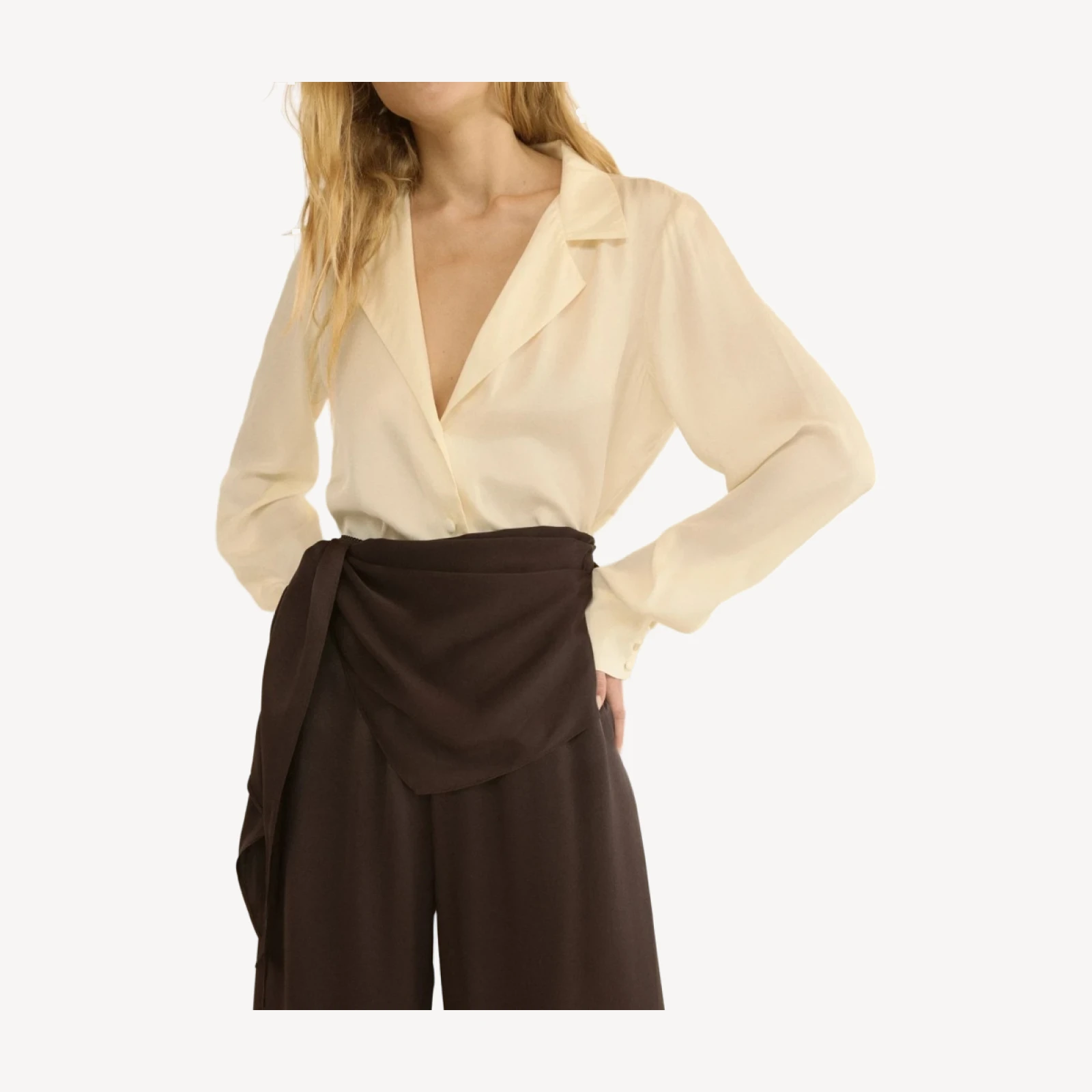 DORSIA TOP -- SEA SALT