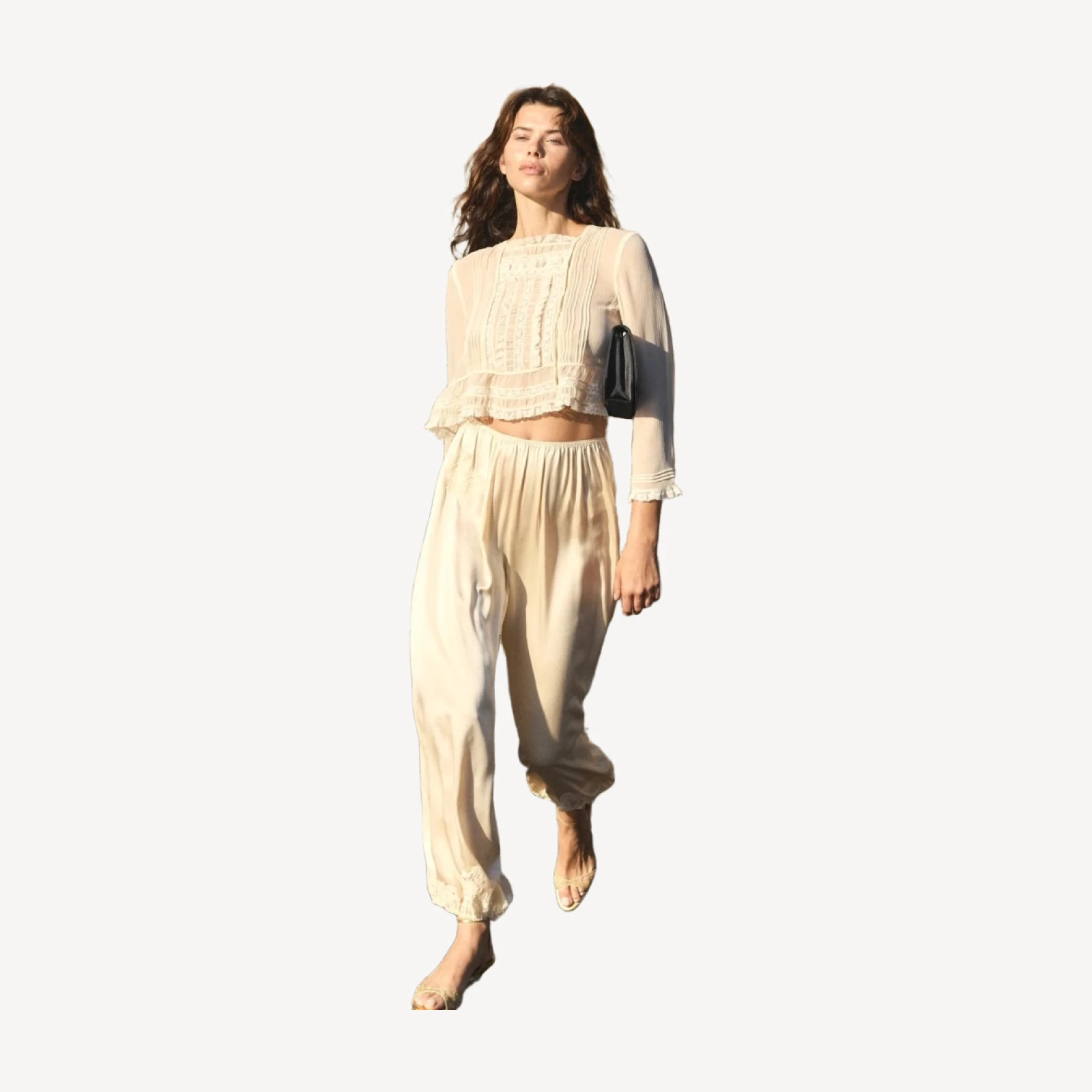 ELODINE TOP -- SEA SALT