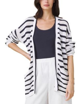 Splendid Beckham Striped Open Cardigan