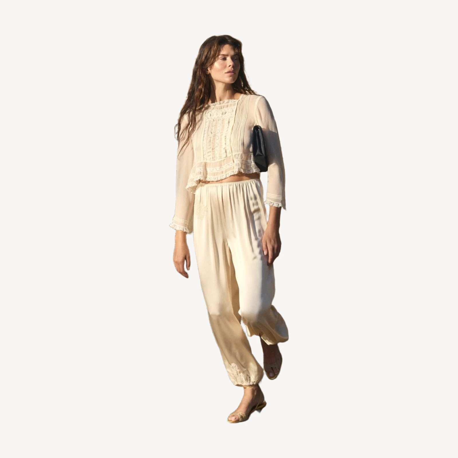 ELODINE TOP -- SEA SALT