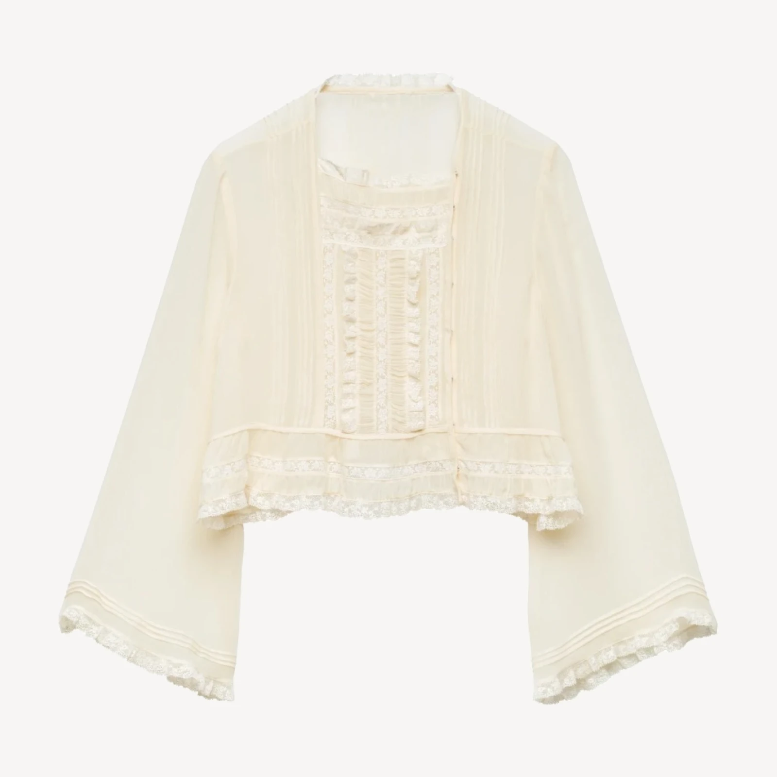 ELODINE TOP -- SEA SALT