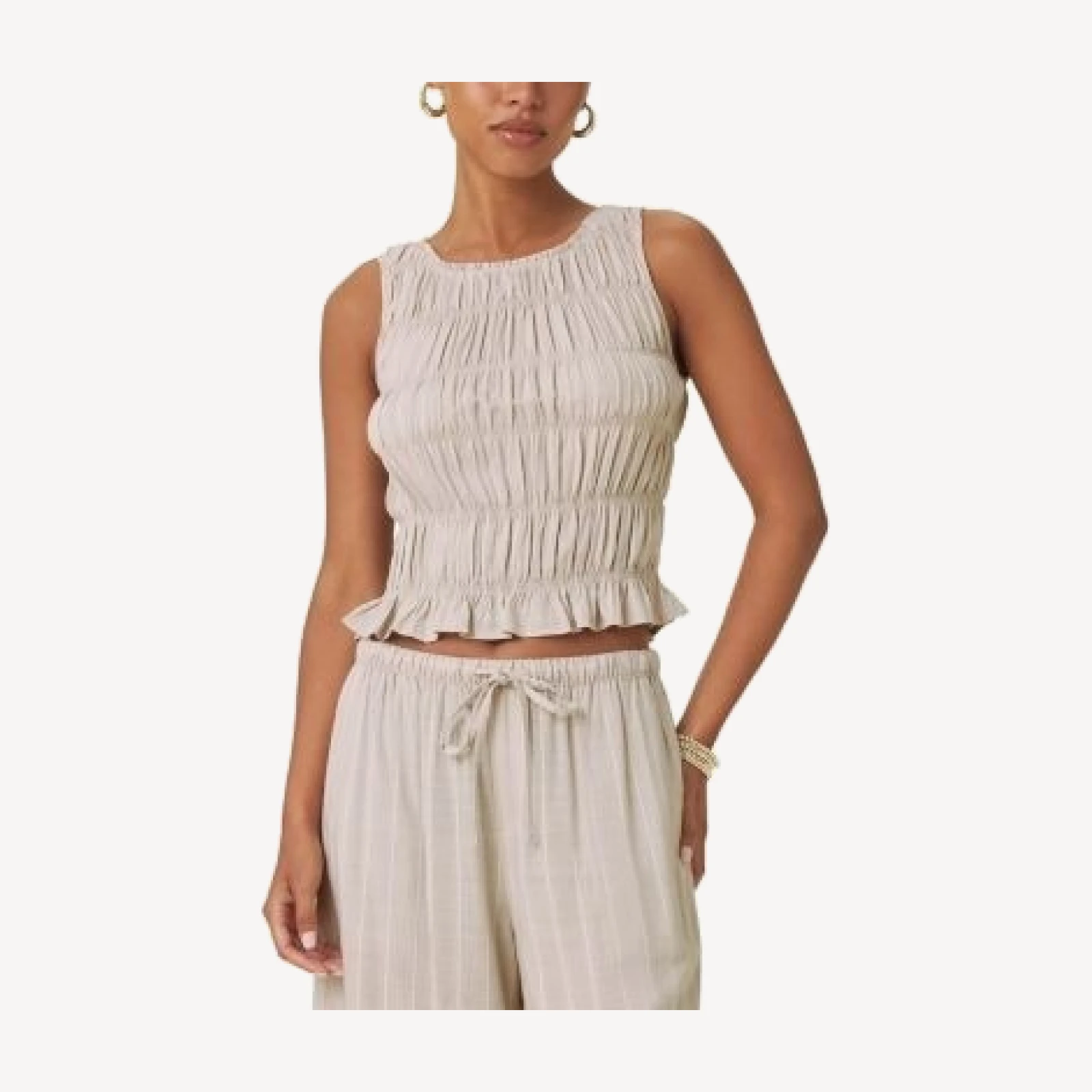 Splendid Bianca Smocked Tank