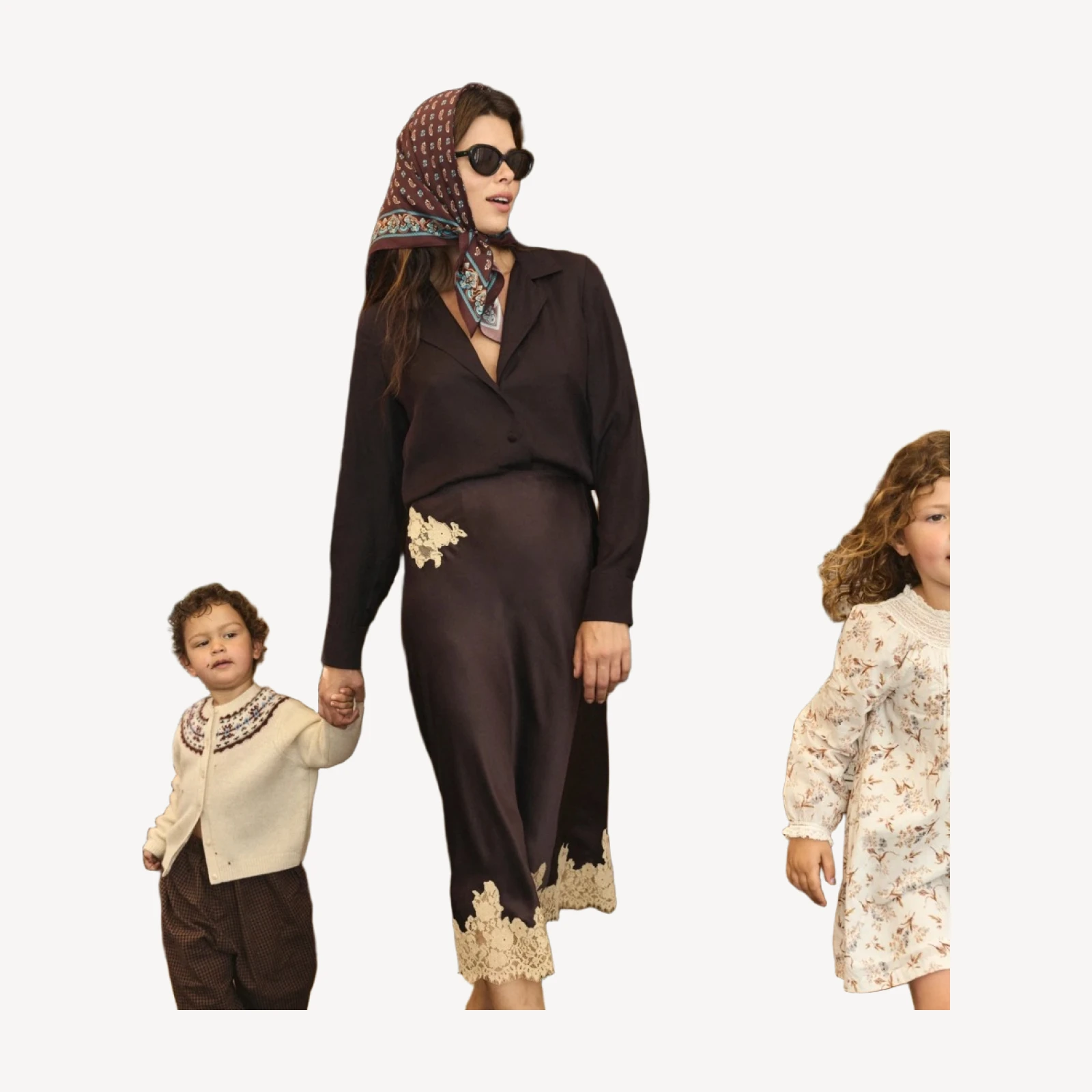 DORSIA TOP -- EQUESTRIAN BROWN