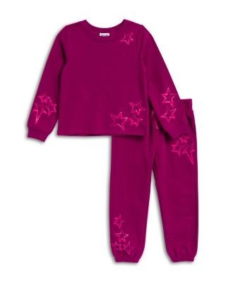 Splendid Girls' Star Gazing Pullover Sweatshirt & Sweatpants Set - Little Kid