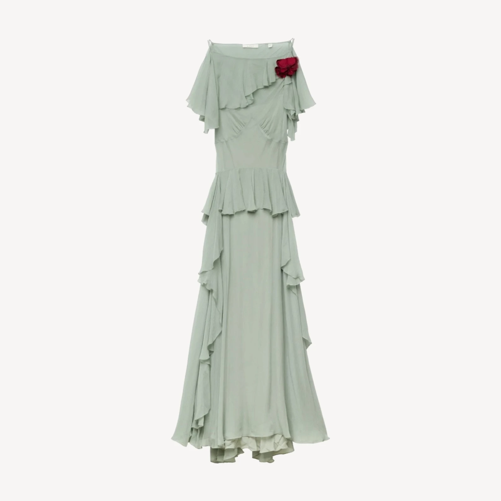 NELIDA DRESS -- GREEN JASPER