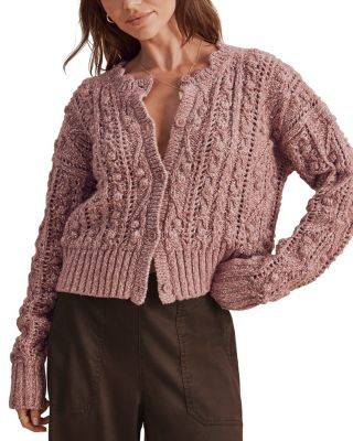 Splendid Hartford Cotton Blend Bobble Cardigan