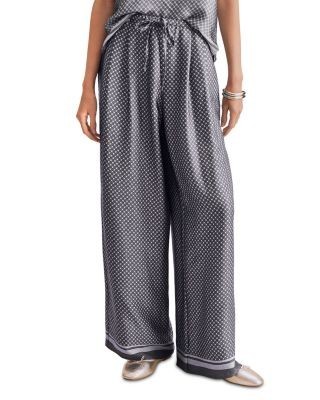 Splendid Valerie Pleated Print Pants