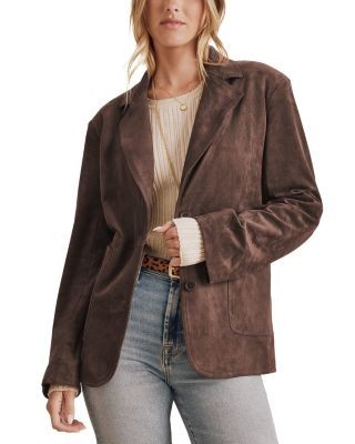 Splendid Ryder Faux Suede Blazer