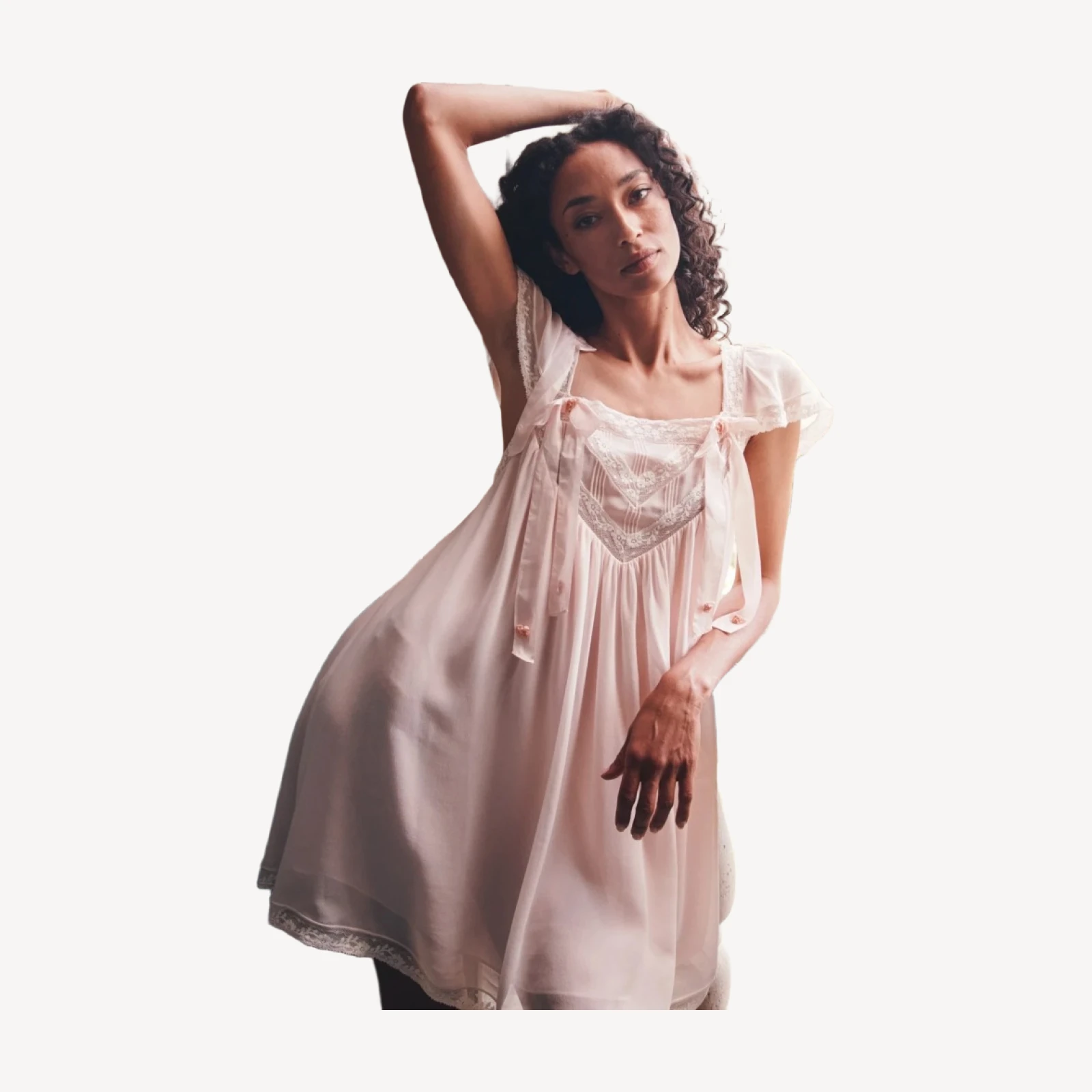 MAEVIE DRESS -- ROSEBUD