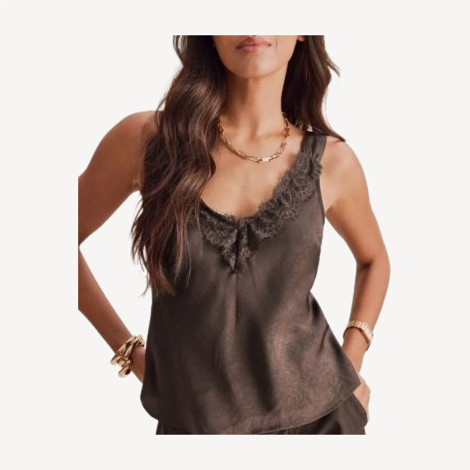 Splendid Penelope Sleeveless Lace Tank