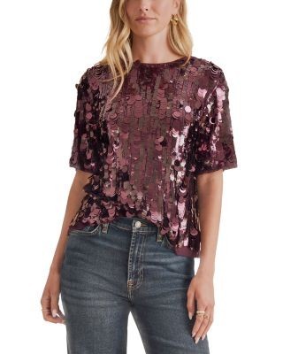 Splendid Breland Sequin Top