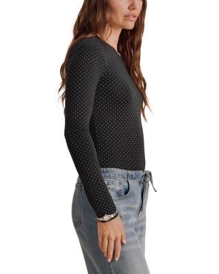 Splendid Printed Long Sleeve Tee