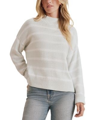 Splendid Nora Stripe Turtleneck Sweater