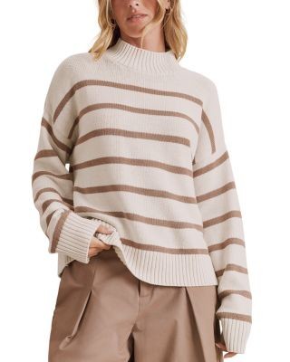 Splendid Nora Stripe Turtleneck Sweater