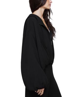Splendid Jolene Bubble Hem Hooded Jacket