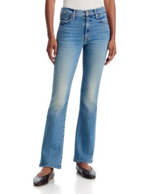 Mother The Outsider Skimp Mid Rise Bootcut Jeans in Move To The Groove