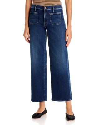 Mother Maven Patch Pocket Mid Rise Jeans in Backstage Pass