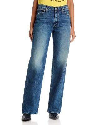 Mother The Dodger High Rise Straight Jeans in 8 Track