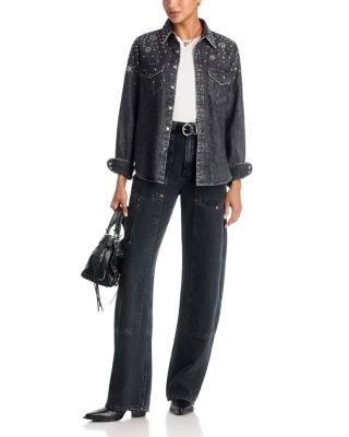 Mother The Honey Cotton Studded Shirt