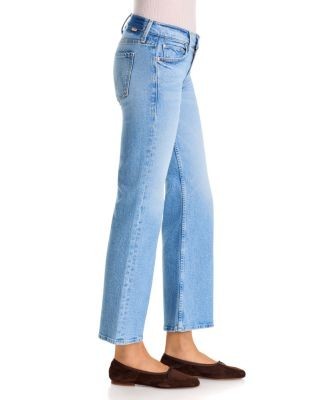 Mother Lil Jinx Sneak Low Rise Jeans in Sow Surreal