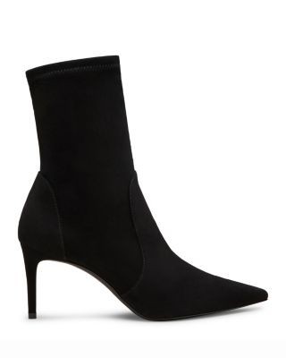 Stuart Weitzman Women's Stuart Power 75 Zip Booties
