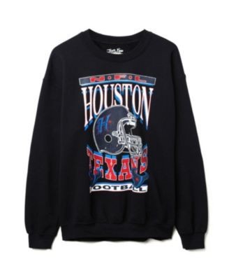 Junk Food Clothing Unisex Nfl Houston Texans Helmet Flea Market Crew Fleece