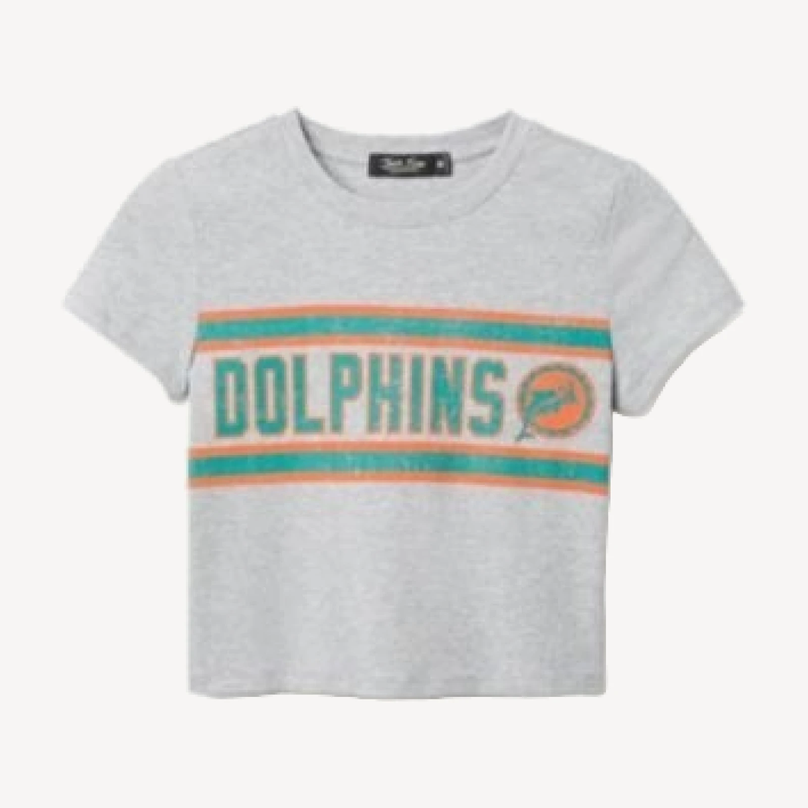 Junk Food Clothing Women's Nfl Miami Dolphins Sideline Baby Tee