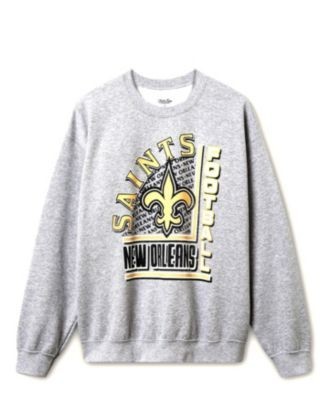 Junk Food Clothing Unisex Nfl New Orleans Saints Backfield Flea Market Crew Fleece Sweatshirt