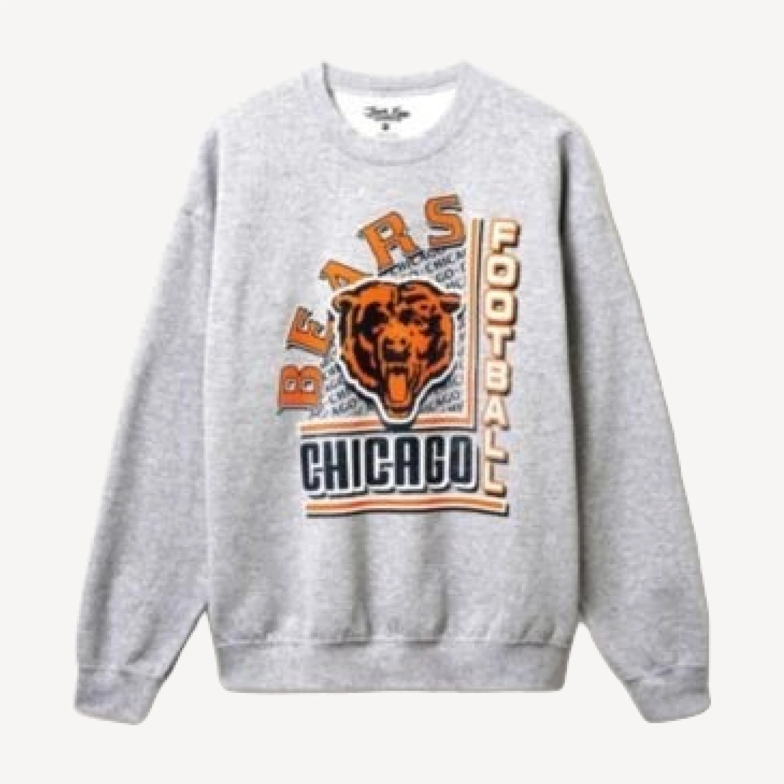 Junk Food Clothing Unisex Nfl Chicago Bears Backfield Flea Market Crew Fleece