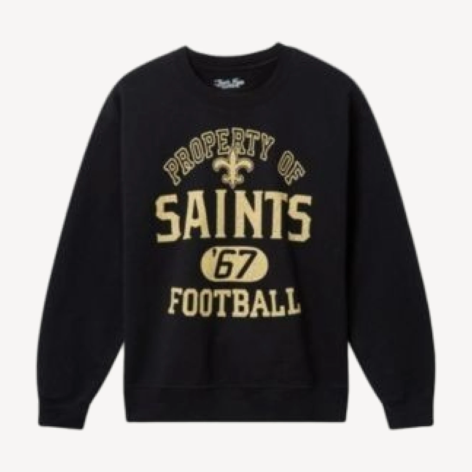 Junk Food Clothing Unisex Nfl New Orleans Saints Property Flea Market Crew Fleece
