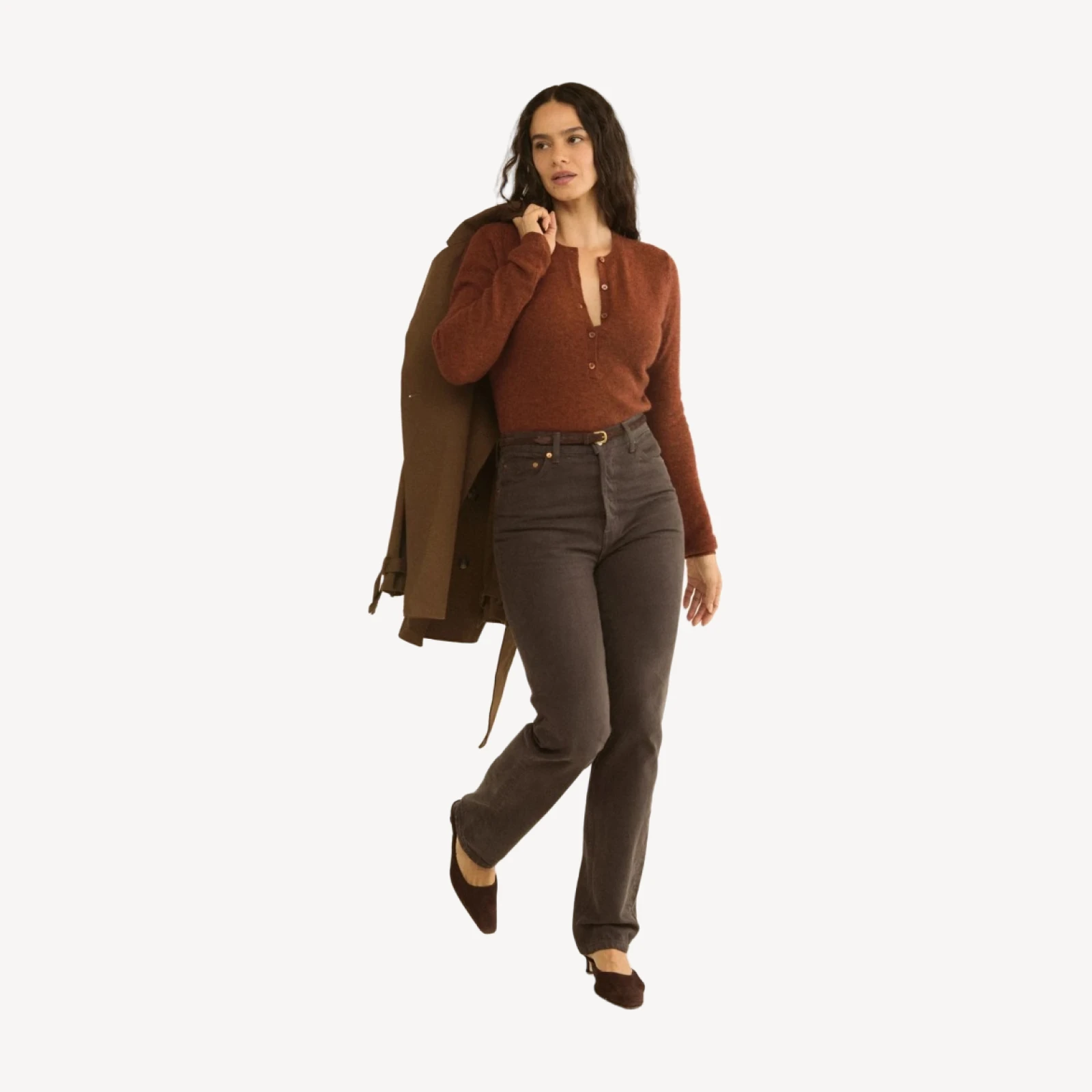 HEATH CASHMERE HENLEY -- EMBER