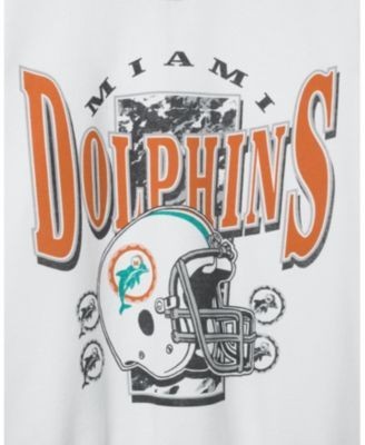 Junk Food Clothing Unisex Nfl Miami Dolphins Conversion Flea Market Crew Fleece