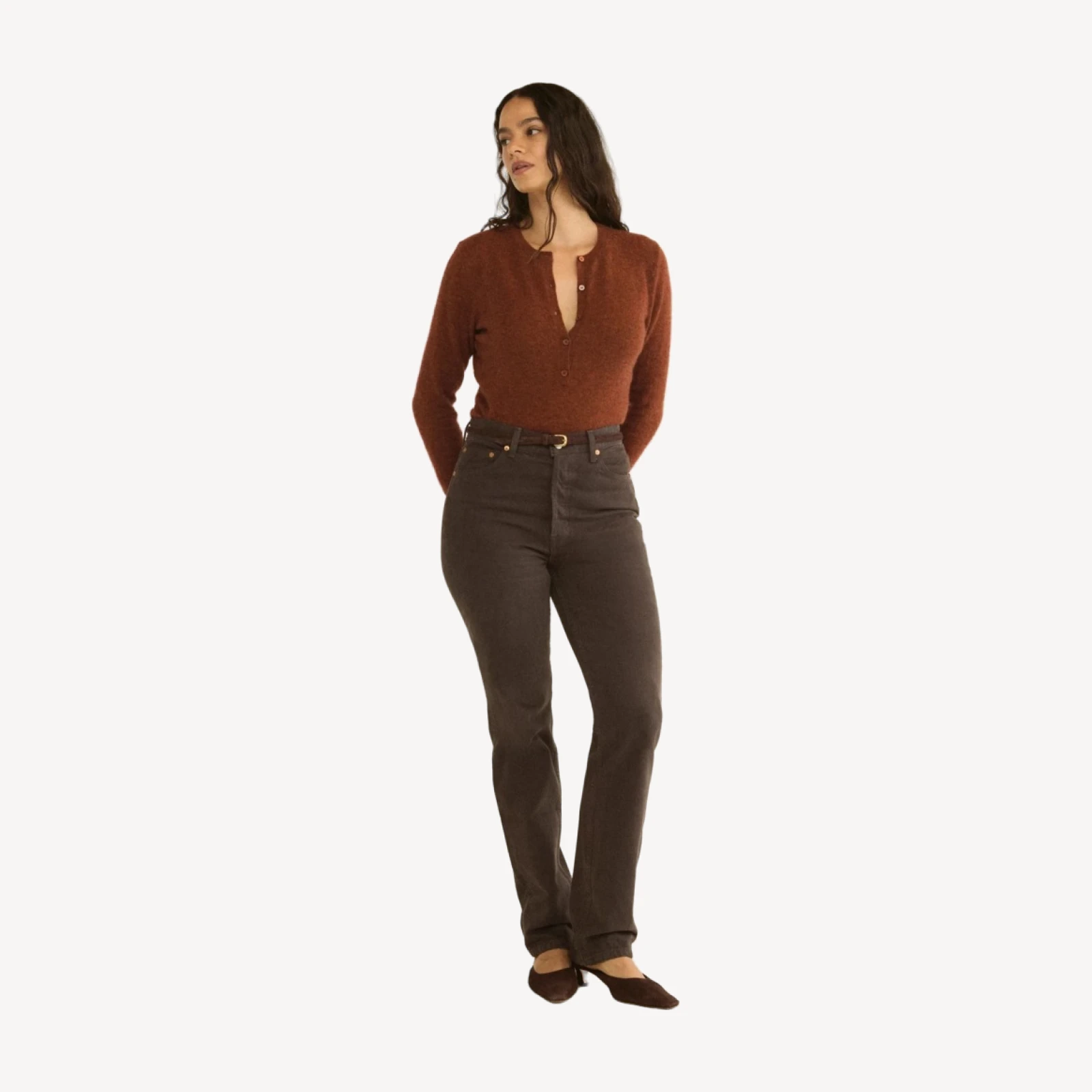 HEATH CASHMERE HENLEY -- EMBER