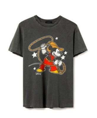 Junk Food Clothing Mickey Mouse Lasso Vintage Tee