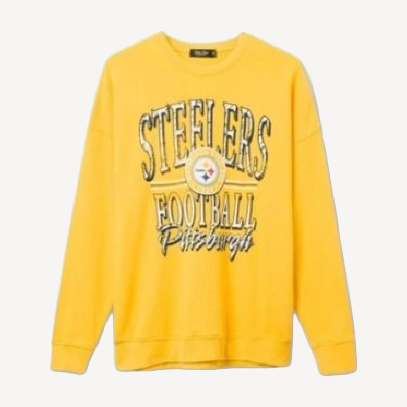 Junk Food Clothing Unisex Nfl Pittsburgh Steelers Lateral Crew Fleece