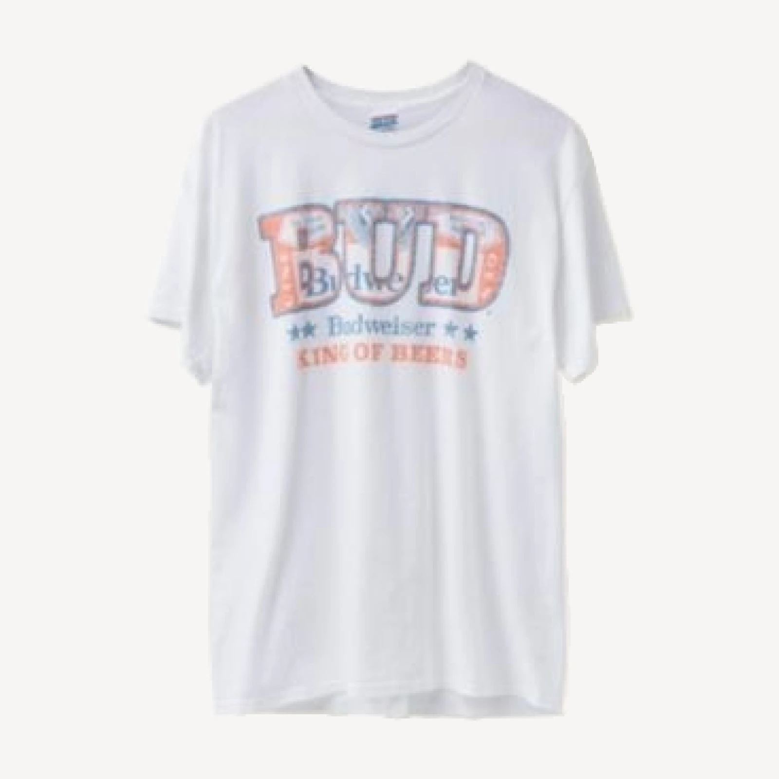 Junk Food Clothing Unisex Budweiser King of Beers Flea Market Tee