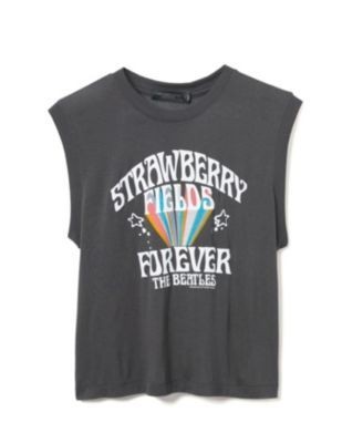 Women's The Beatles Strawberry Fields Forever Vintage Tissue Tank