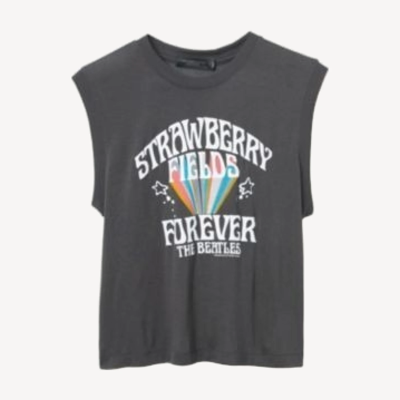 Women's The Beatles Strawberry Fields Forever Vintage Tissue Tank