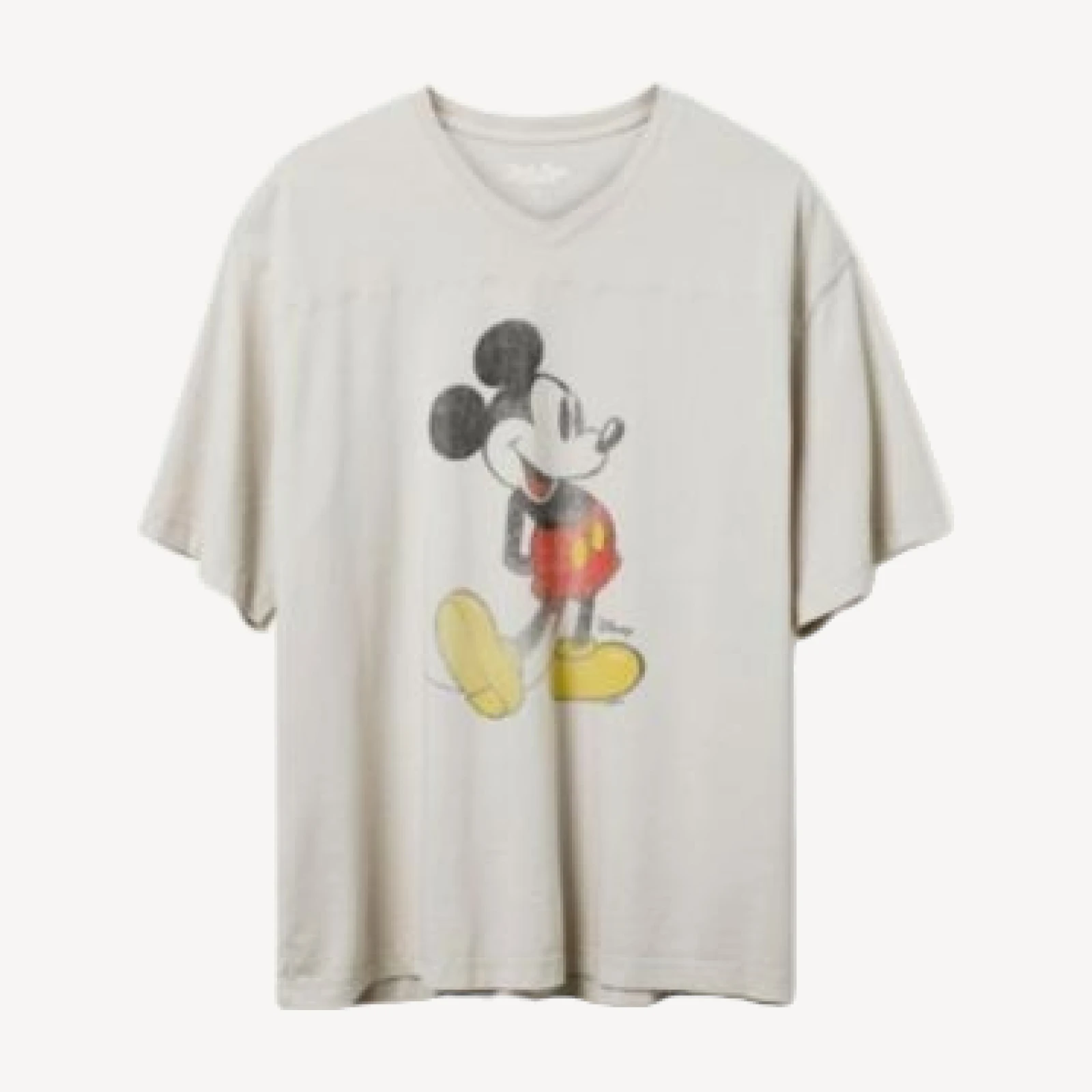 Junk Food Clothing Unisex Mickey '28 Hockey Tee