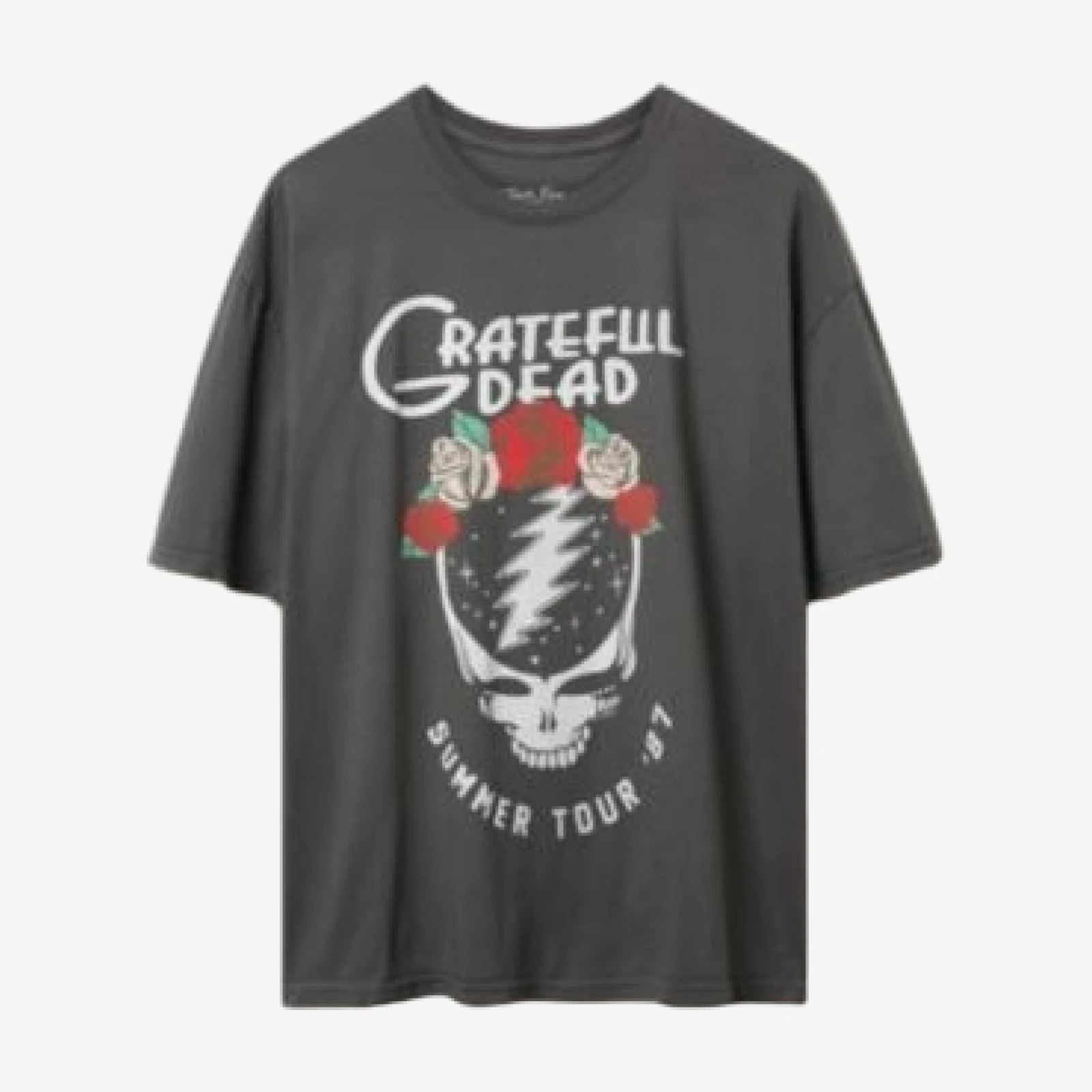 Junk Food Clothing Unisex Grateful Dead Summer Tour '87 Oversized Tee