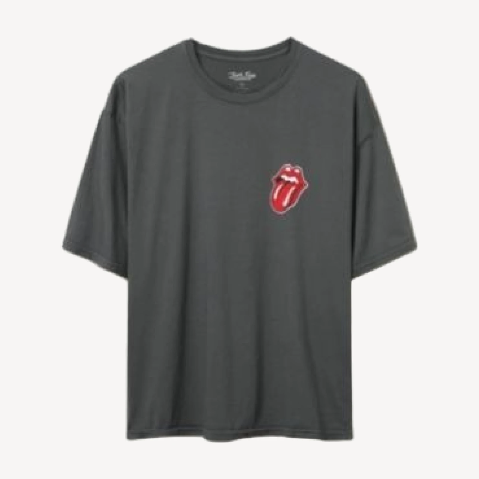 Junk Food Clothing Unisex The Rolling Stones Uk Flag Oversized Tee