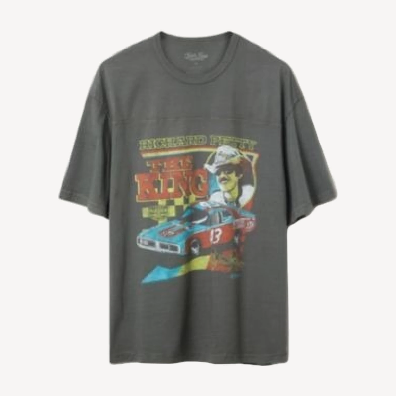Junk Food Clothing Unisex Richard Petty The King Hockey Tee