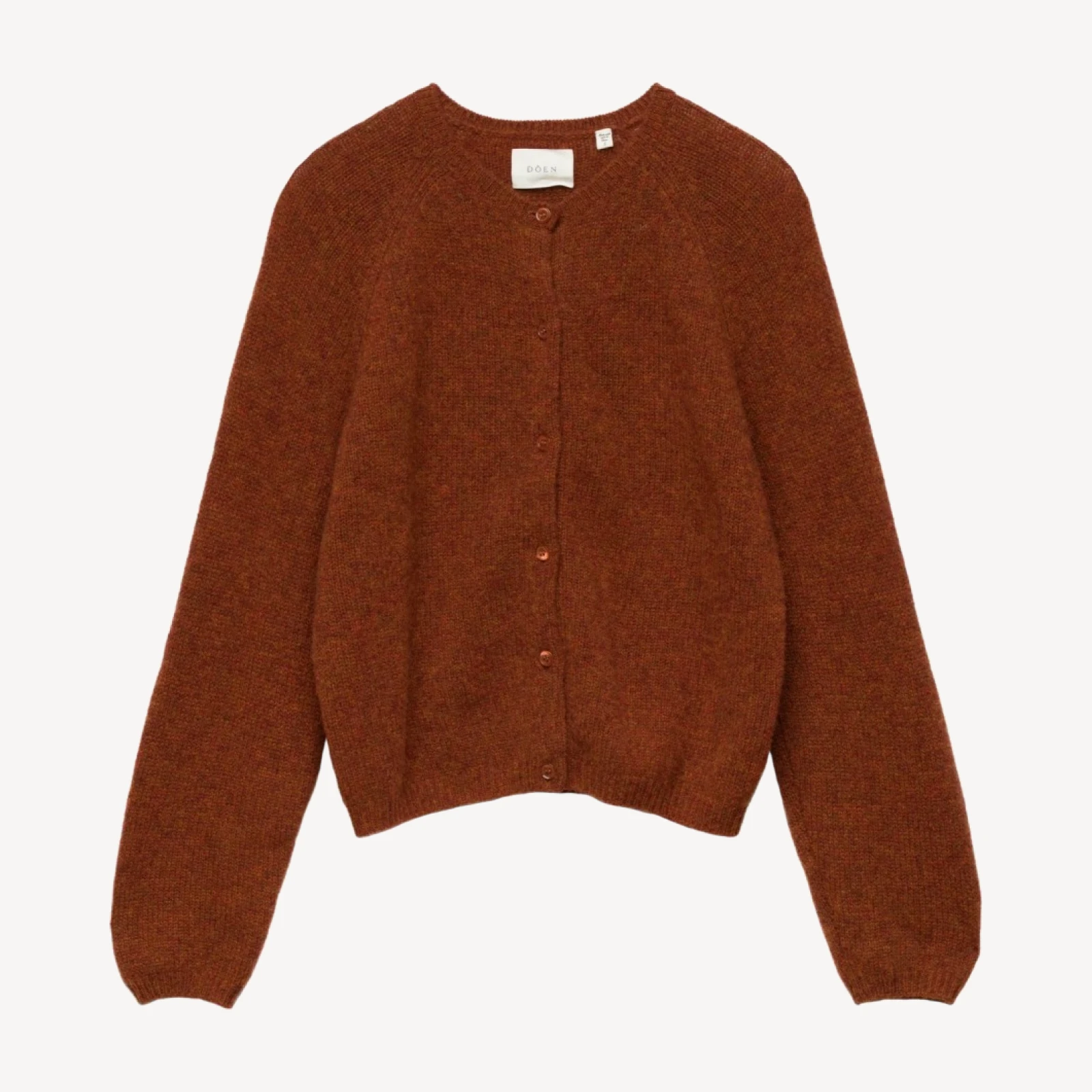 PEROLINE CASHMERE CARDIGAN -- EMBER