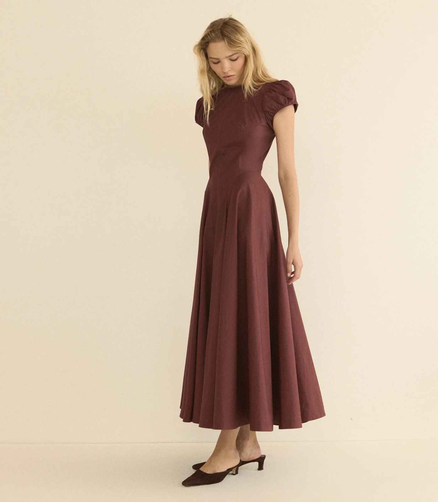 RIVELLE DRESS -- DAHLIA