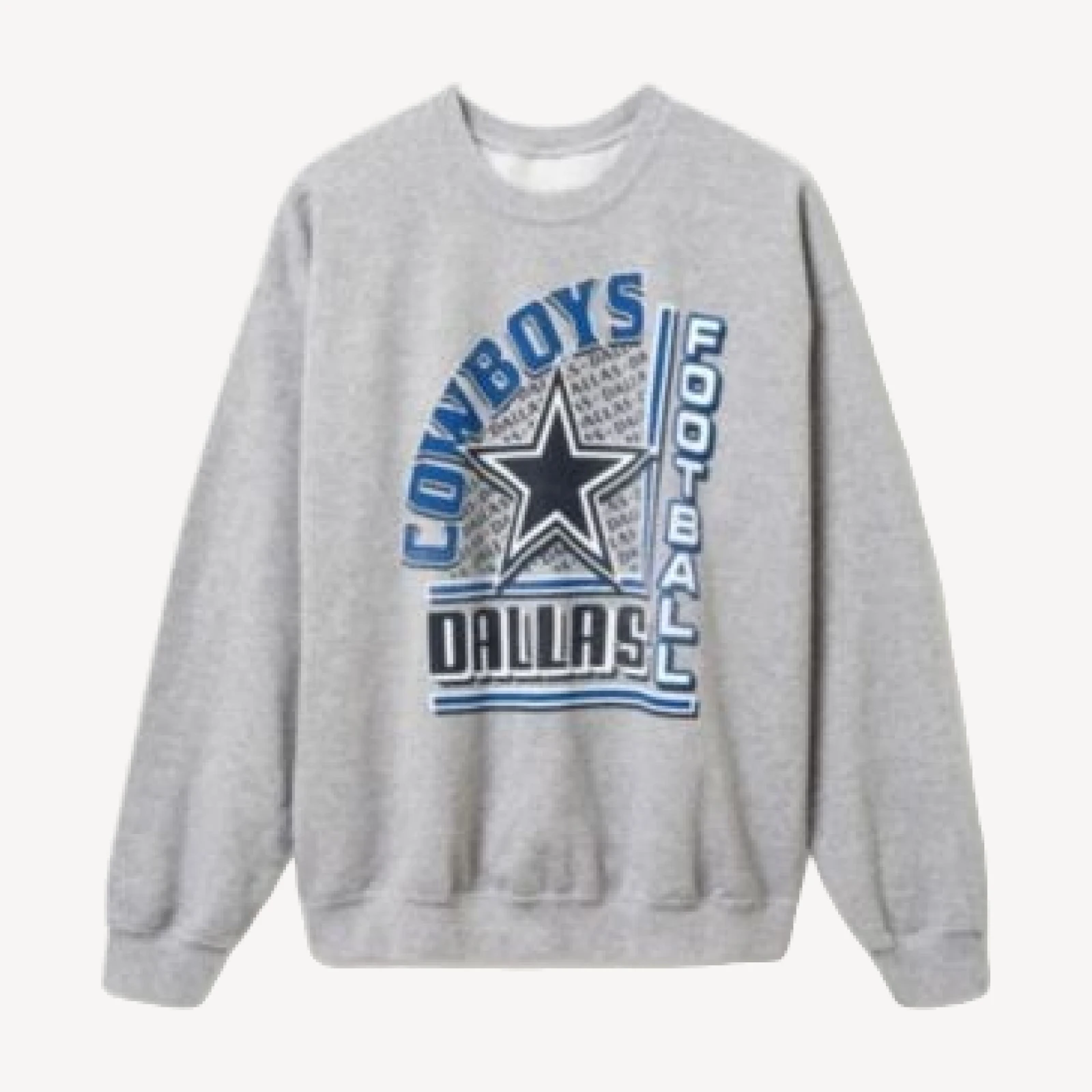 Junk Food Clothing Unisex Nfl Dallas Cowboys Backfield Crew Fleece