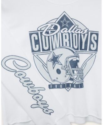 Junk Food Clothing Women's Nfl Dallas Cowboys Helmet Crop Fleece