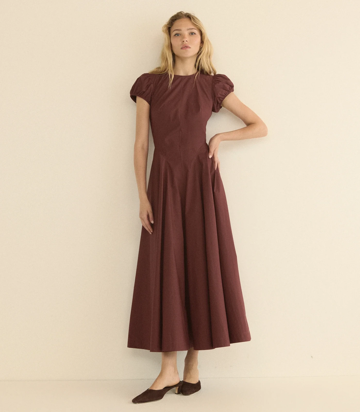 RIVELLE DRESS -- DAHLIA