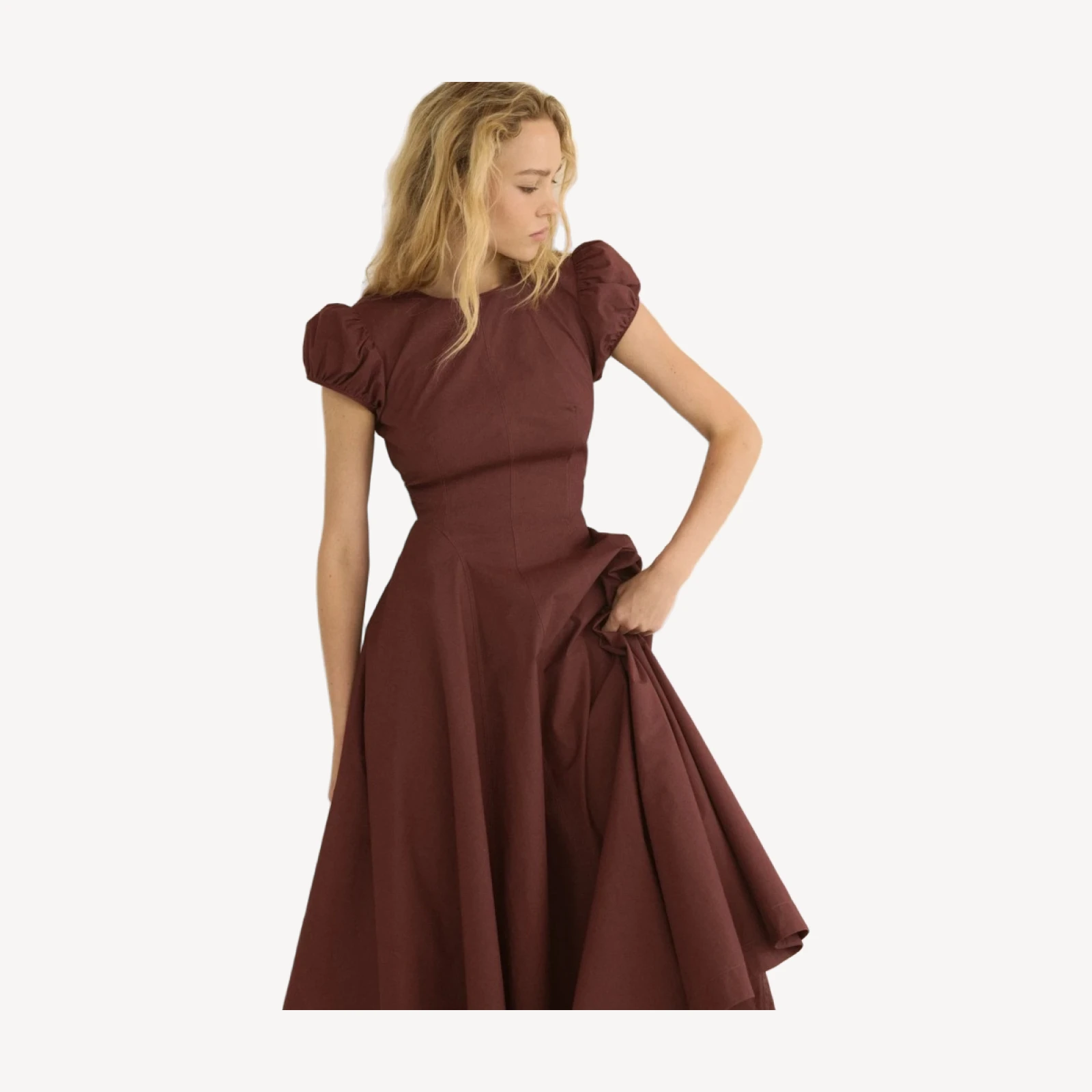 RIVELLE DRESS -- DAHLIA