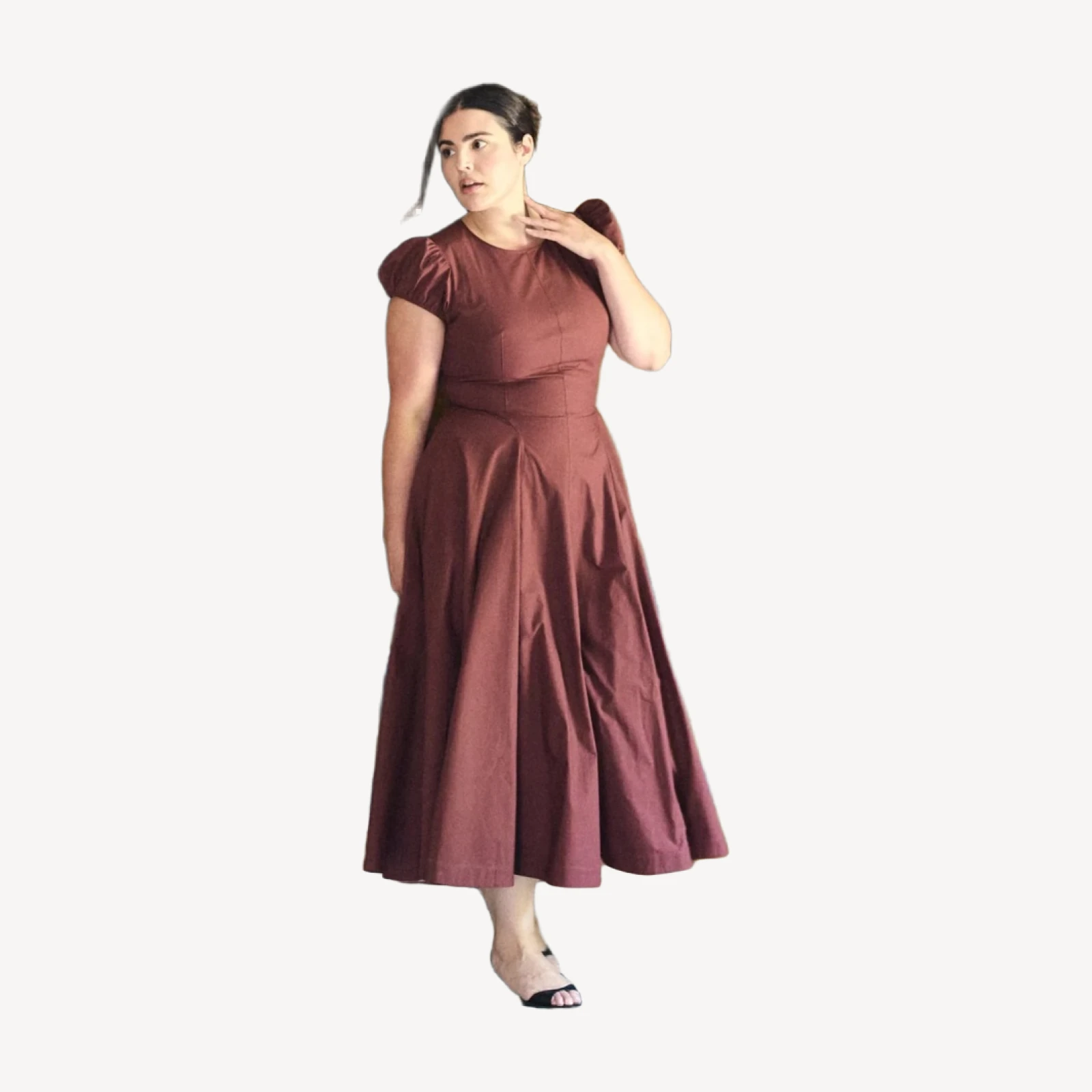 RIVELLE DRESS -- DAHLIA