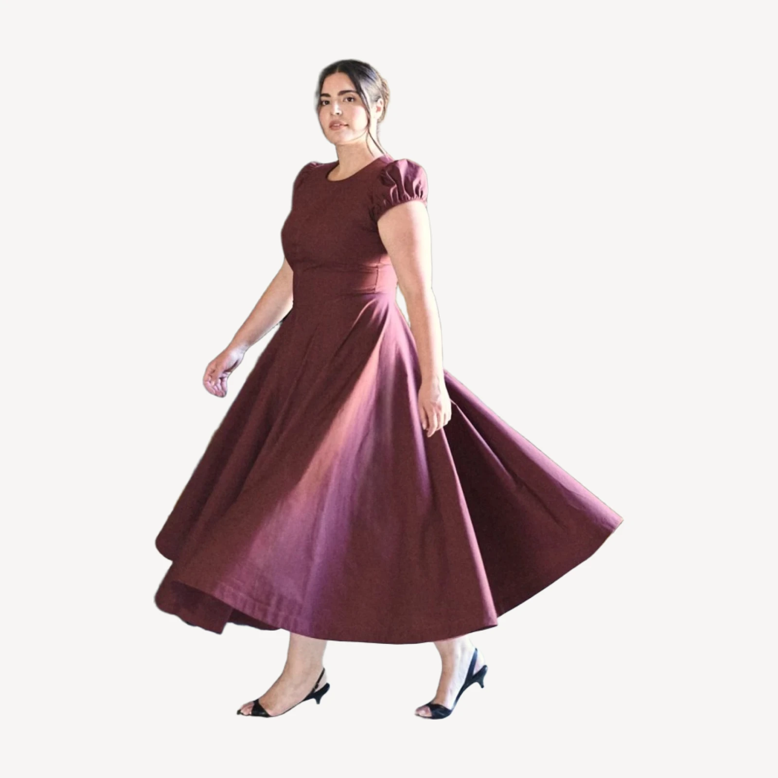 RIVELLE DRESS -- DAHLIA